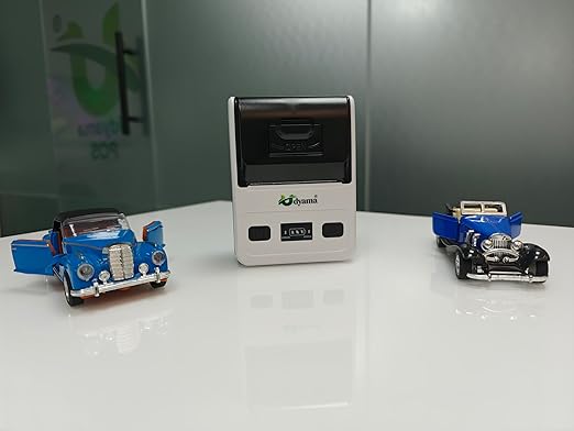 UDYAMA Thermal Printer (Portable) USB + Bluetooth + Rechargable Battery,Size 2" inch
